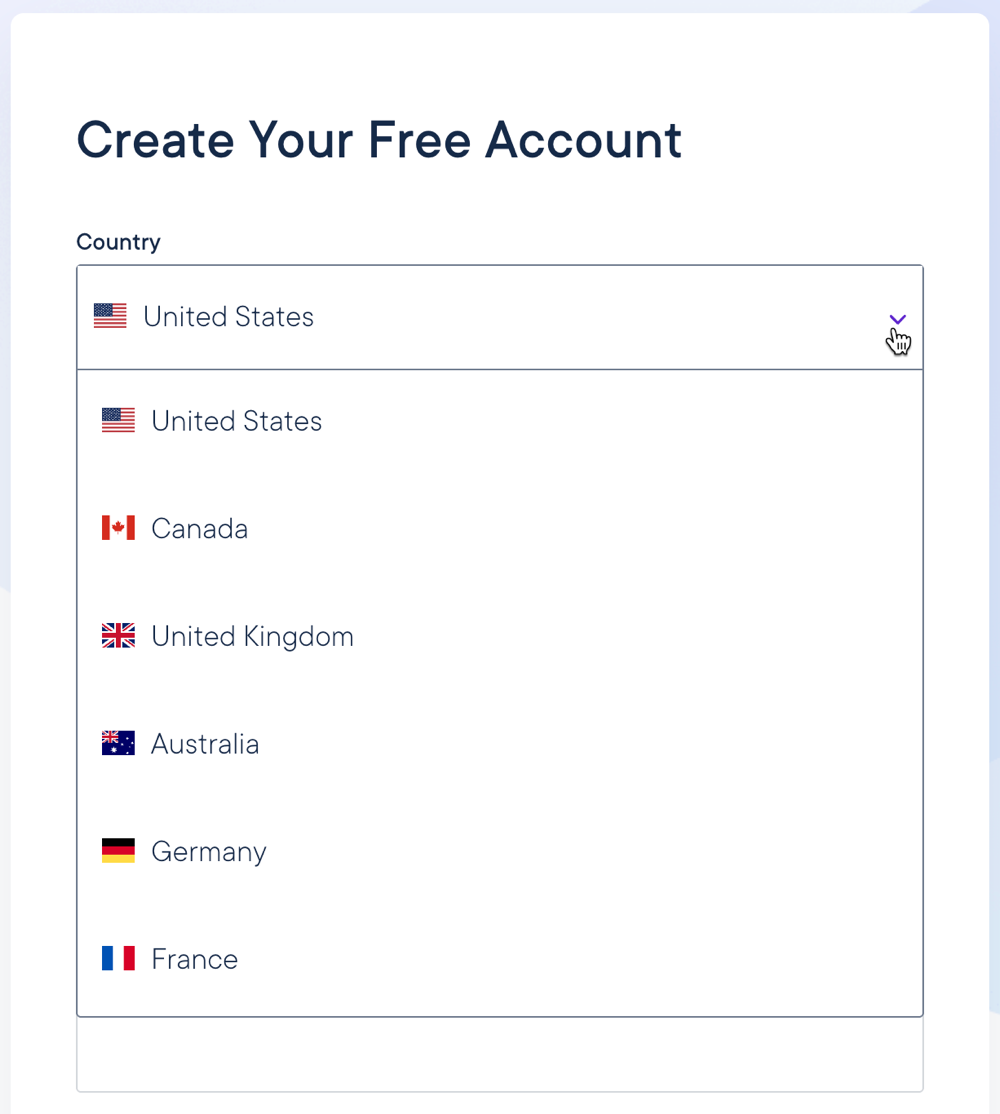 Account Country