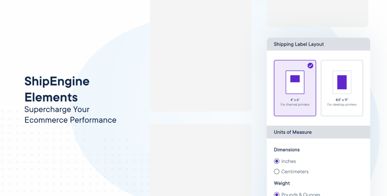 Supercharge Your Ecommerce Performance with ShipEngine Elements