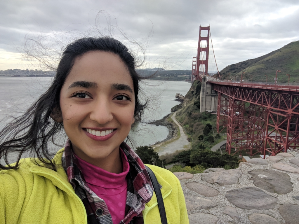 Komal Agarwal, ShipEngine Product Lead traveling in San Francisco 