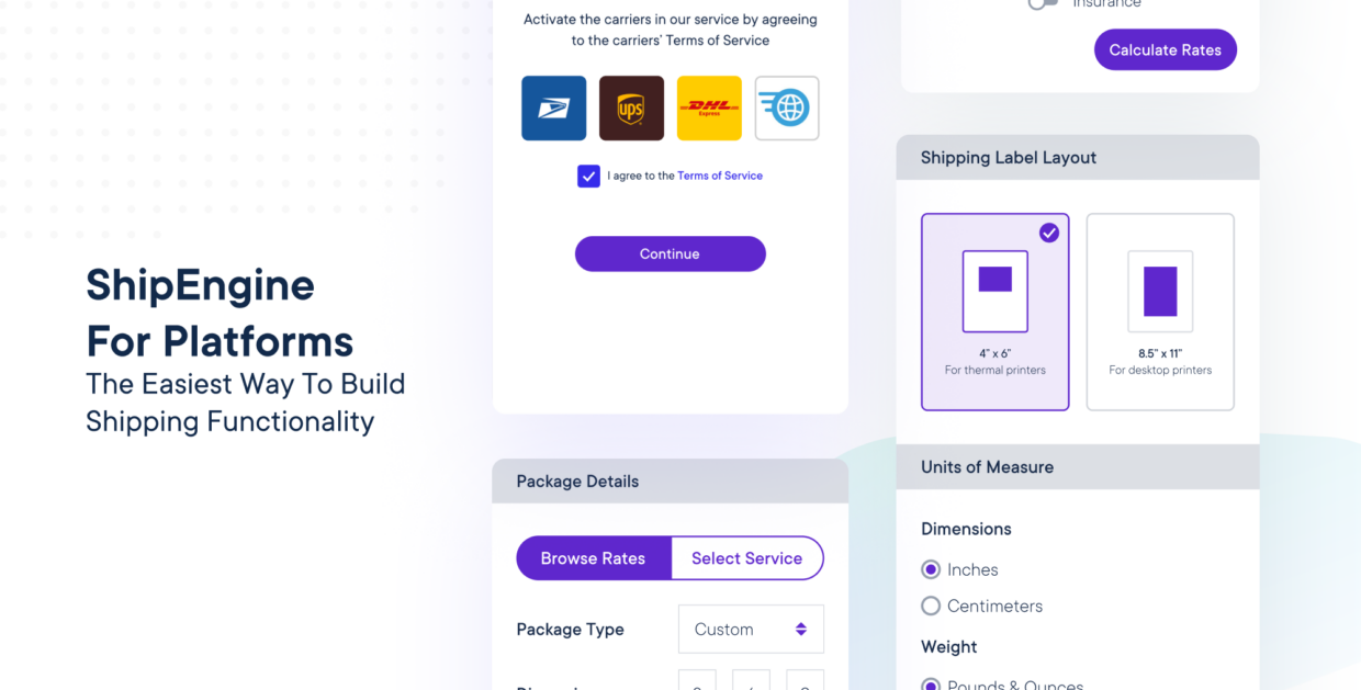 ShipEngine for Platforms: The Easiest Way to Build Shipping Functionality