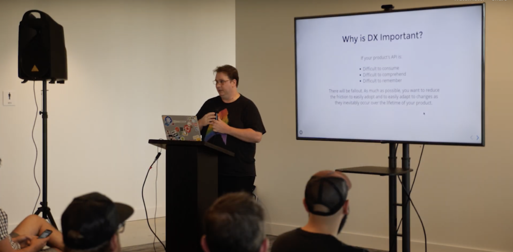 Richard Lindsey with ShipStation explaining the importance of developer experience for an API