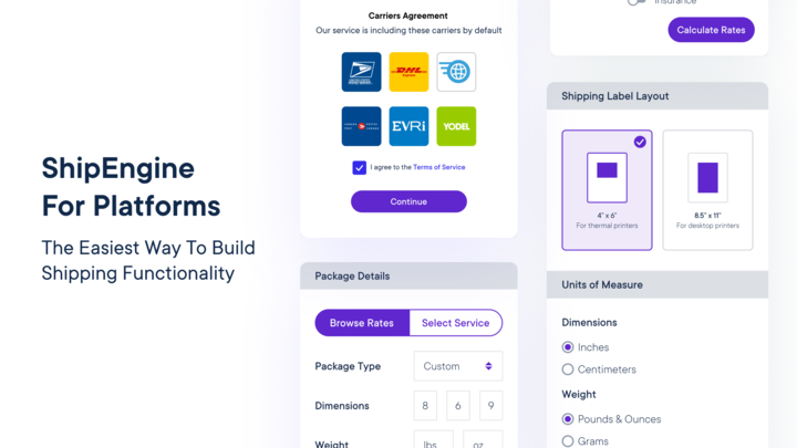 ShipEngine for Platforms: The Easiest Way to Build Shipping Functionality 